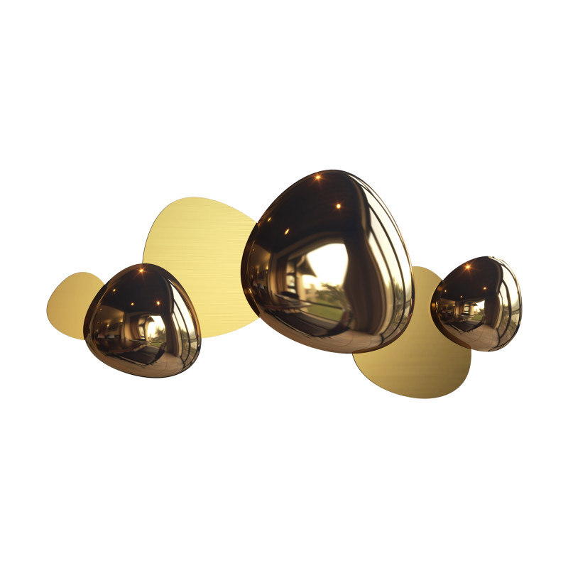 Бра Gold Matt & Gloss 2 Глянцевое золото матовое золото Бра Gold Matt & Gloss 2 Глянцевое золото матовое золото в Липецке | Loft Concept