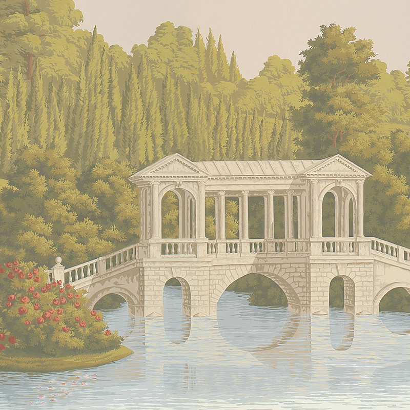 Обои ручная роспись English Landscape Special Colourway on scenic paper 2 Обои ручная роспись English Landscape Special Colourway on scenic paper 2 в Липецке | Loft Concept