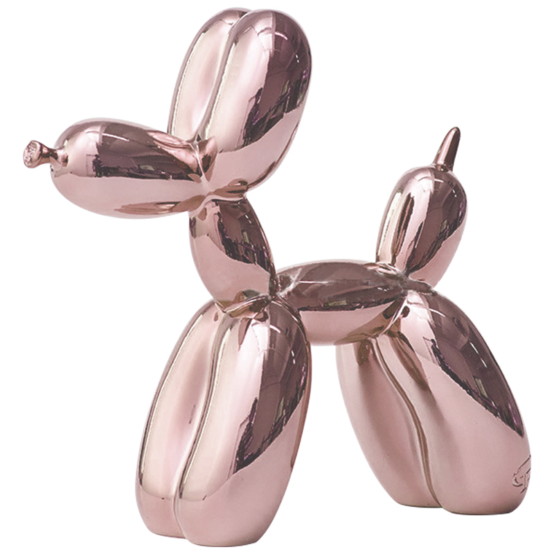 Статуэтка Jeff Koons Balloon Dog Chrome Pink Розовое золото Статуэтка Jeff Koons Balloon Dog Chrome Pink Розовое золото в Липецке | Loft Concept