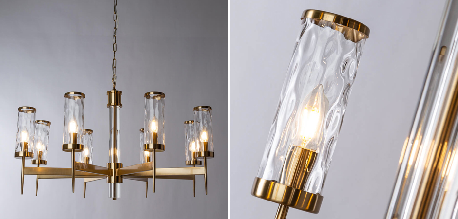 Люстра Brass Wheel в Американском стиле Люстра Brass Wheel в Американском стиле - Loft-Concept в Липецке