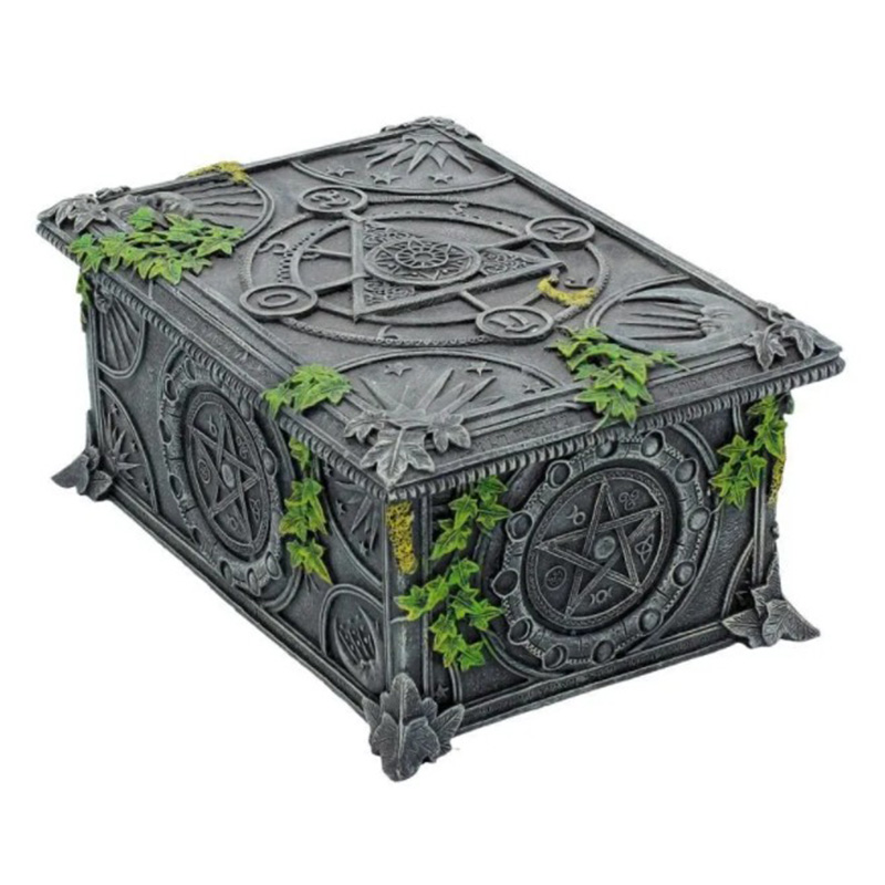Шкатулка Wiccan Pentagram Серый Шкатулка Wiccan Pentagram Серый в Липецке | Loft Concept