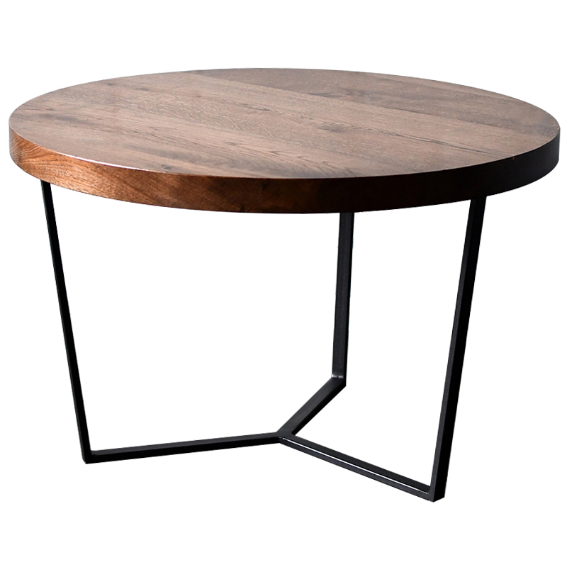 Кофейный стол Trey Industrial Metal Rust Coffee Table Черный Коричневый в Липецке | Loft Concept 