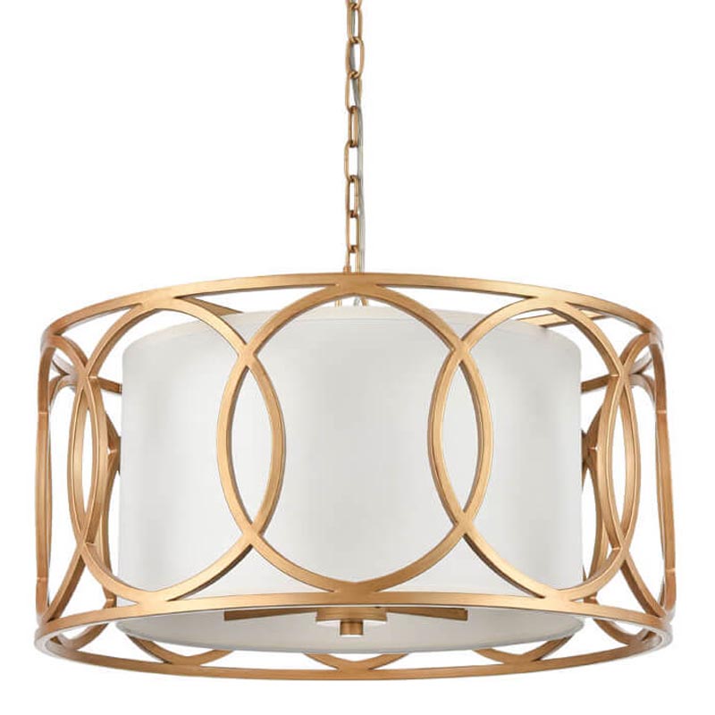 Люстра Anetoun Chandelier Золотой Белый Люстра Anetoun Chandelier Золотой Белый в Липецке | Loft Concept