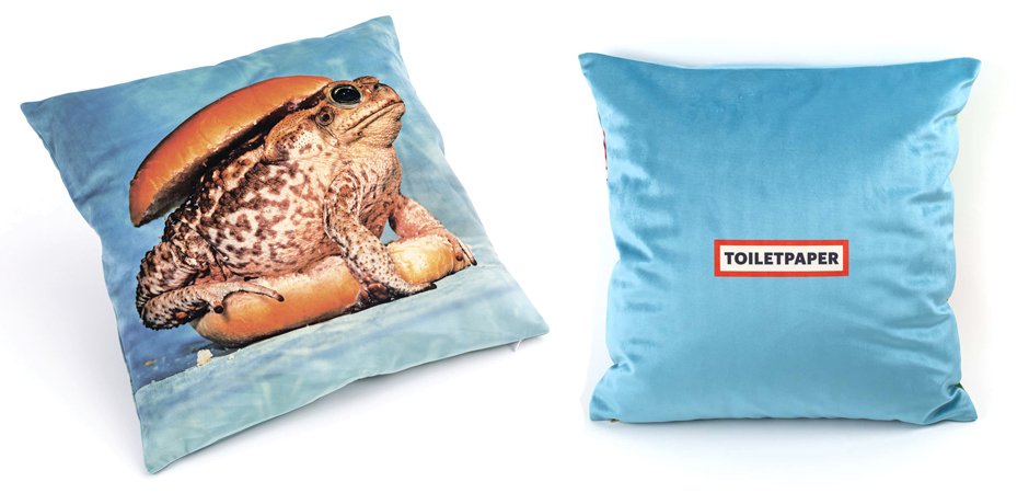 Подушка Seletti Cushion Toad Toiletpaper Подушка Seletti Cushion Toad Toiletpaper - Loft-Concept в Липецке