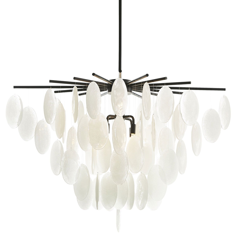 Люстра Arteriors TIFFANY CHANDELIER Черный Прозрачный Люстра Arteriors TIFFANY CHANDELIER Черный Прозрачный в Липецке | Loft Concept