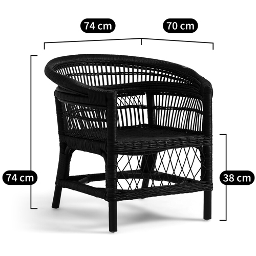 Кресло из ротанга Amadis Rattan Armchair Кресло из ротанга Amadis Rattan Armchair в Липецке