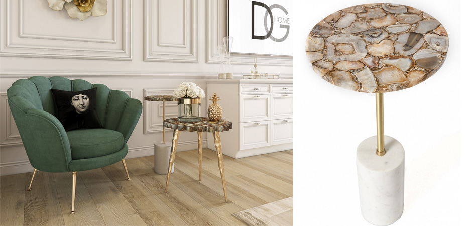 Приставной столик Agate & Marble Приставной столик Agate & Marble - Loft-Concept в Липецке
