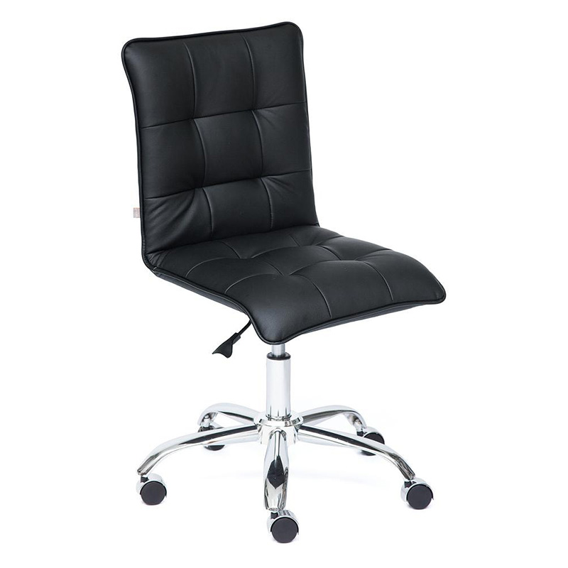 Кресло Deborah eco-leather black Черный Хром Кресло Deborah eco-leather black Черный Хром в Липецке | Loft Concept