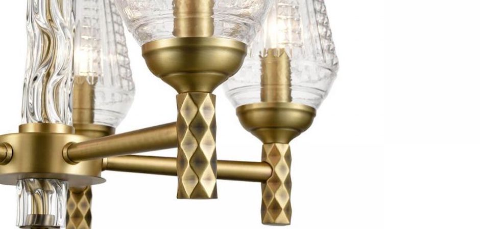 Люстра Ribbed Chandelier Люстра Ribbed Chandelier - Loft-Concept в Липецке
