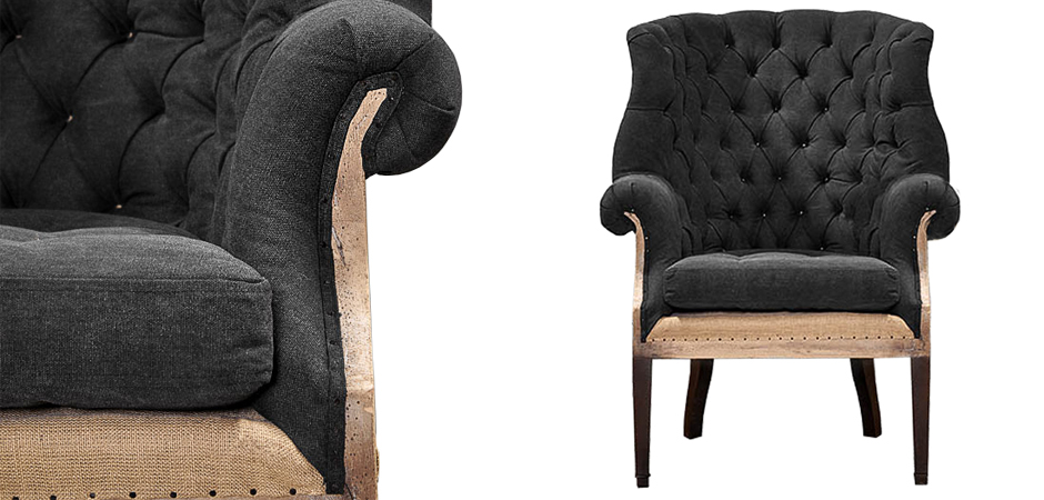 Кресло Gamilton Armchair Graphite Кресло Gamilton Armchair Graphite - Loft-Concept в Липецке