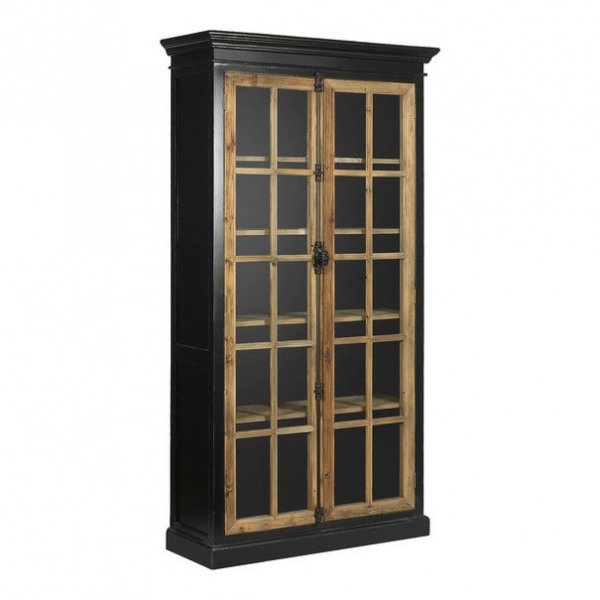 Шкаф-витрина Holland Rack Черный Шкаф-витрина Holland Rack Черный в Липецке | Loft Concept