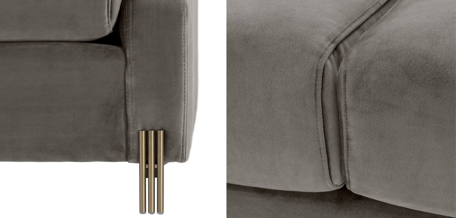 Диван Eichholtz Sofa Candice grey Диван Eichholtz Sofa Candice grey - Loft-Concept в Липецке