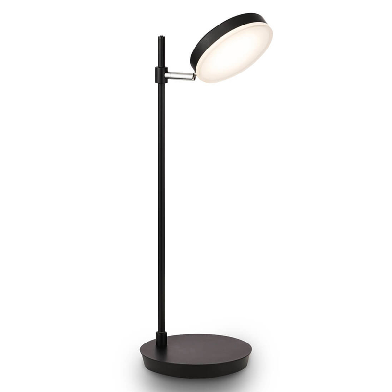 Настольная лампа Maxine Light Table Lamp Черный Белый Настольная лампа Maxine Light Table Lamp Черный Белый в Липецке | Loft Concept
