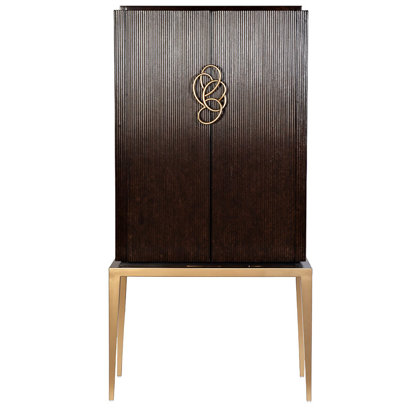 Шкаф с полками Otavio Cupboard Коричневый Шкаф с полками Otavio Cupboard Коричневый в Липецке | Loft Concept