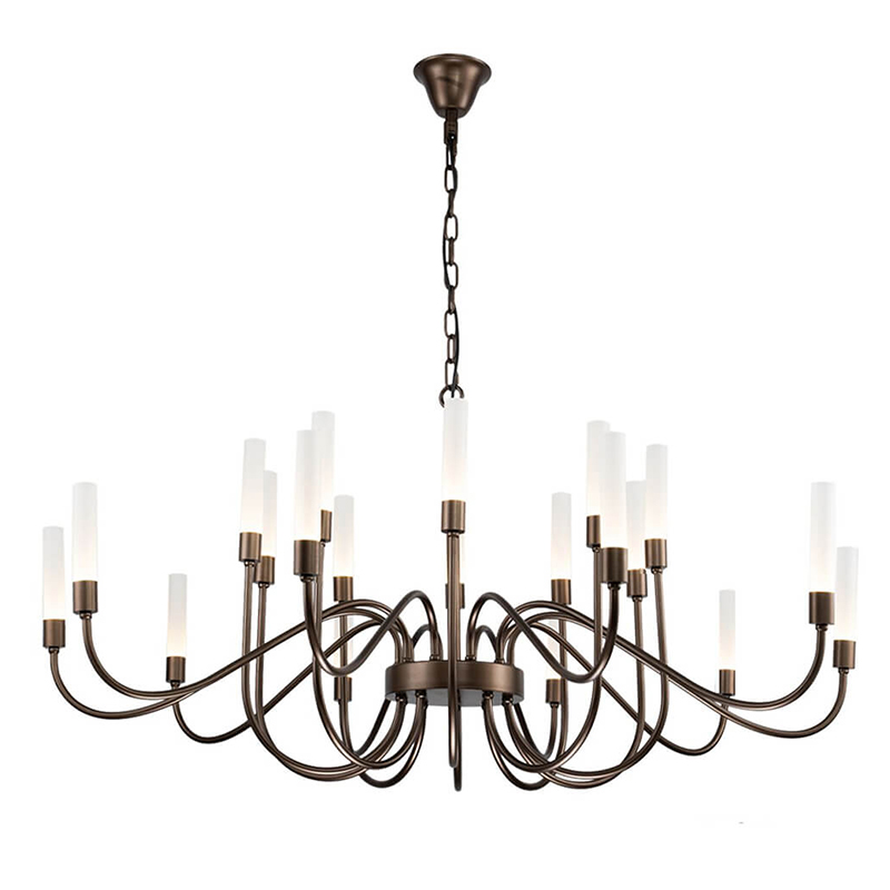 Люстра Faiber Brown Chandelier Коричневый Люстра Faiber Brown Chandelier Коричневый в Липецке | Loft Concept