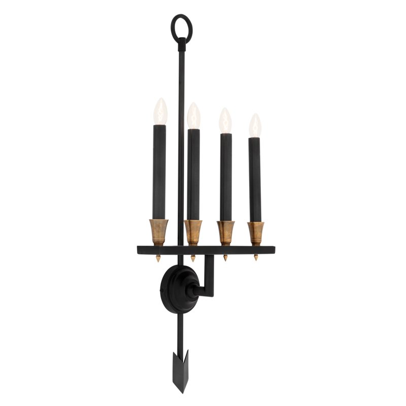Бра Eichholtz Wall Lamp Gaillard Темная бронза Латунь Античная полированная Бра Eichholtz Wall Lamp Gaillard Темная бронза Латунь Античная полированная в Липецке | Loft Concept