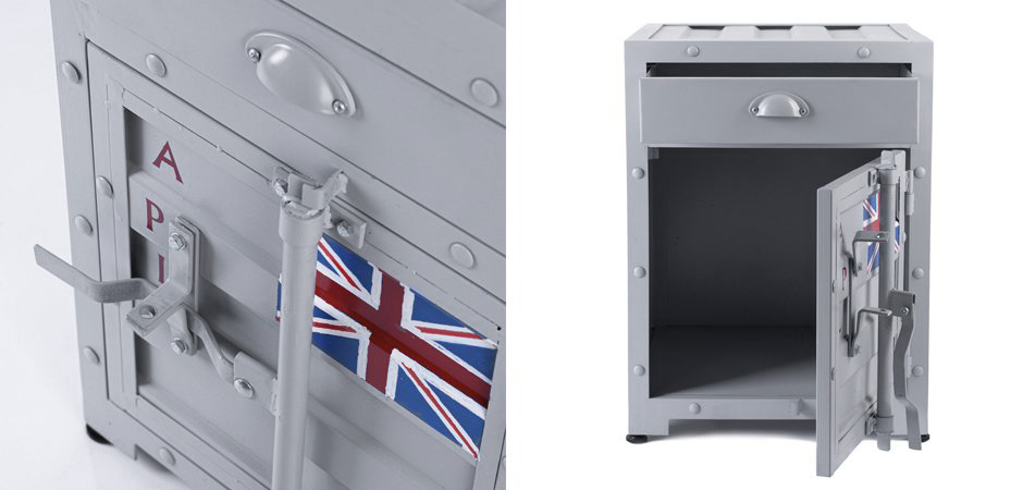 Тумба Union Jack с ящиком и дверью Тумба Union Jack с ящиком и дверью - Loft-Concept в Липецке