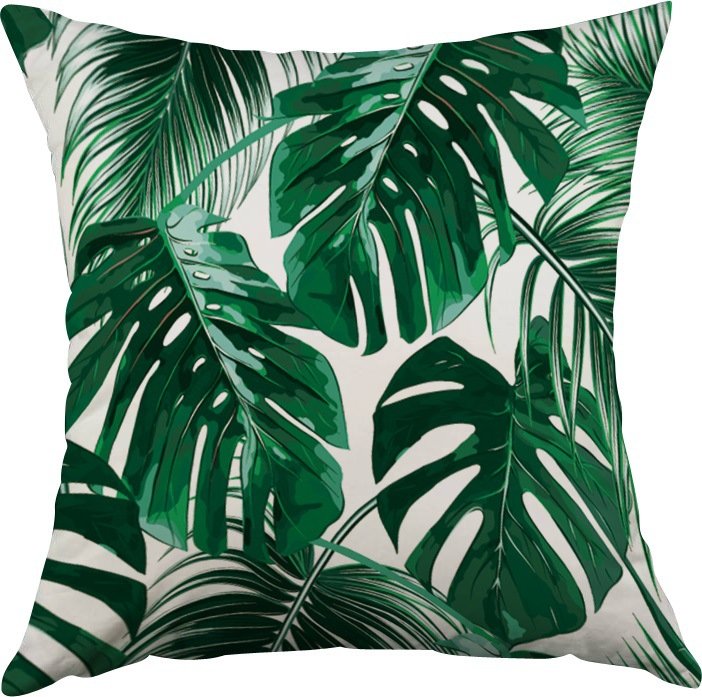 Декоративная подушка Tropics #5 Зеленый Декоративная подушка Tropics #5 Зеленый в Липецке | Loft Concept