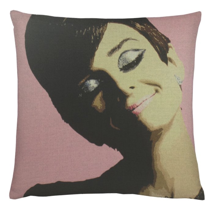 Декоративная подушка Audrey Hepburn 4 Дымчатая Роза Декоративная подушка Audrey Hepburn 4 Дымчатая Роза в Липецке | Loft Concept
