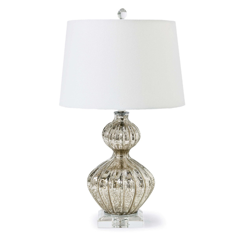 Настольная лампа Loraine Silver Table lamp Серебряный Настольная лампа Loraine Silver Table lamp Серебряный в Липецке | Loft Concept