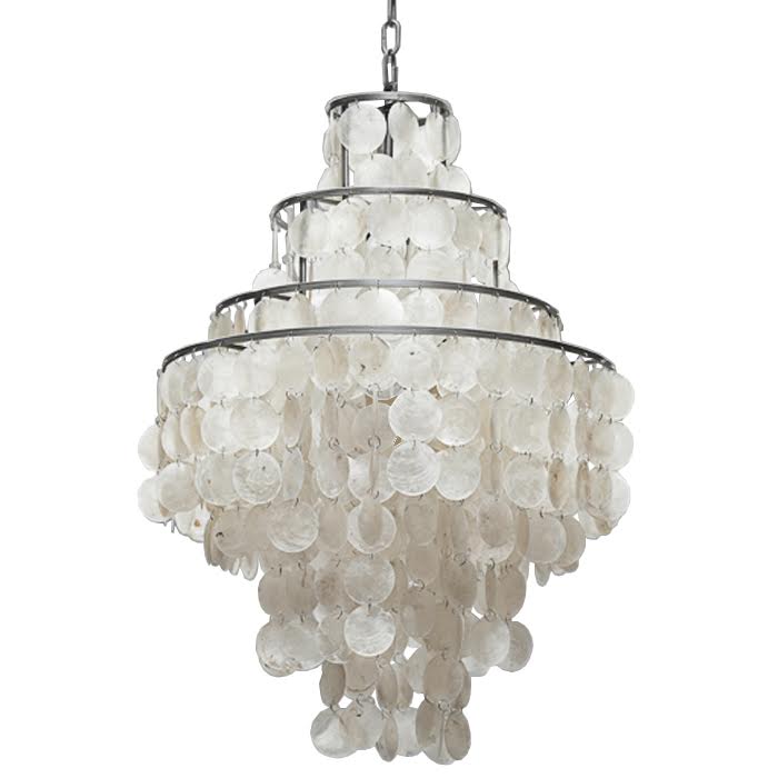 Люстра SHELL Chandelier 50 Белый Люстра SHELL Chandelier 50 Белый в Липецке | Loft Concept