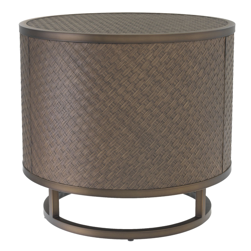 Приставной стол Eichholtz Side Table Napa Valley Коричневый Темная бронза Приставной стол Eichholtz Side Table Napa Valley Коричневый Темная бронза в Липецке | Loft Concept