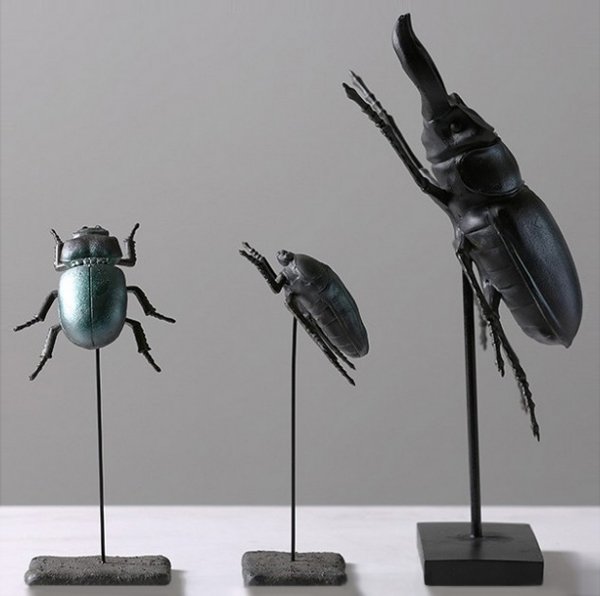 Статуэтка Beetle Family Черный Статуэтка Beetle Family Черный в Липецке | Loft Concept