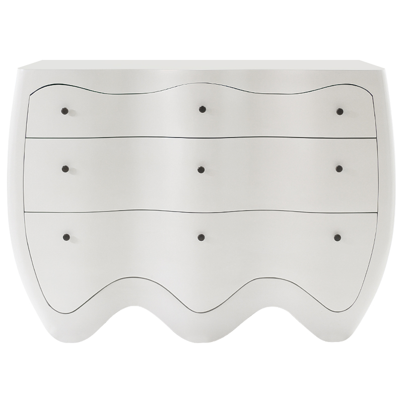Комод WAVES Kelly Wearstler Chest of Drawers Белый Комод WAVES Kelly Wearstler Chest of Drawers Белый в Липецке | Loft Concept