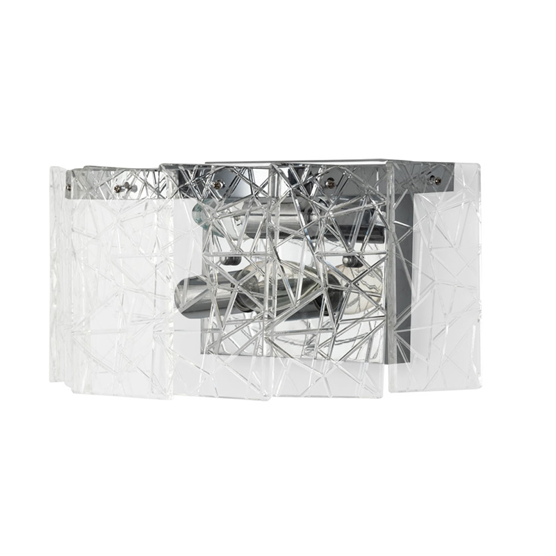 Бра Alvaro Crystal Wall Lamp Прозрачный Хром Бра Alvaro Crystal Wall Lamp Прозрачный Хром в Липецке | Loft Concept