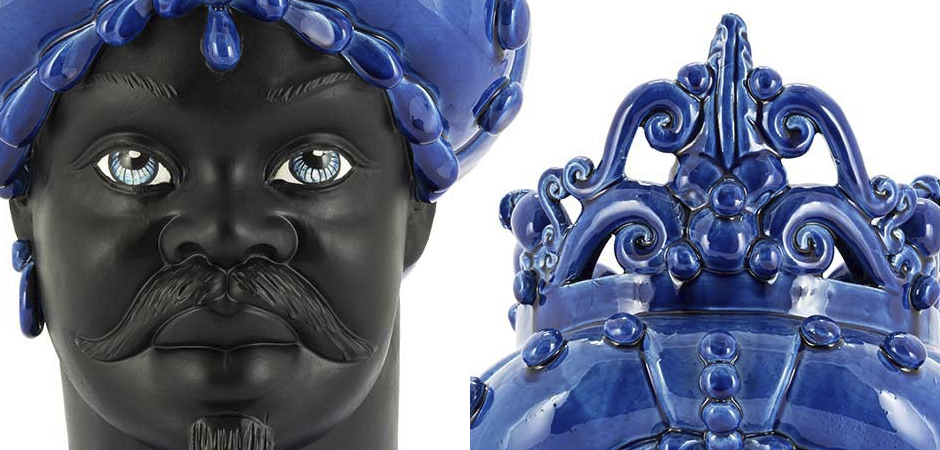 Ваза VASE MORO MAN MED. MAT Blue Ваза VASE MORO MAN MED. MAT Blue - Loft-Concept в Липецке