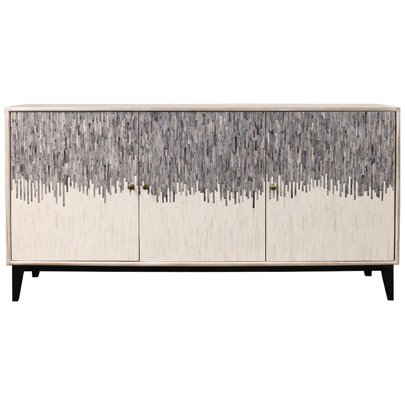 Комод с инкрустацией Grey White Bone Inlay Серый Белый ivory ( слоновая кость ) Комод с инкрустацией Grey White Bone Inlay Серый Белый ivory ( слоновая кость ) в Липецке | Loft Concept