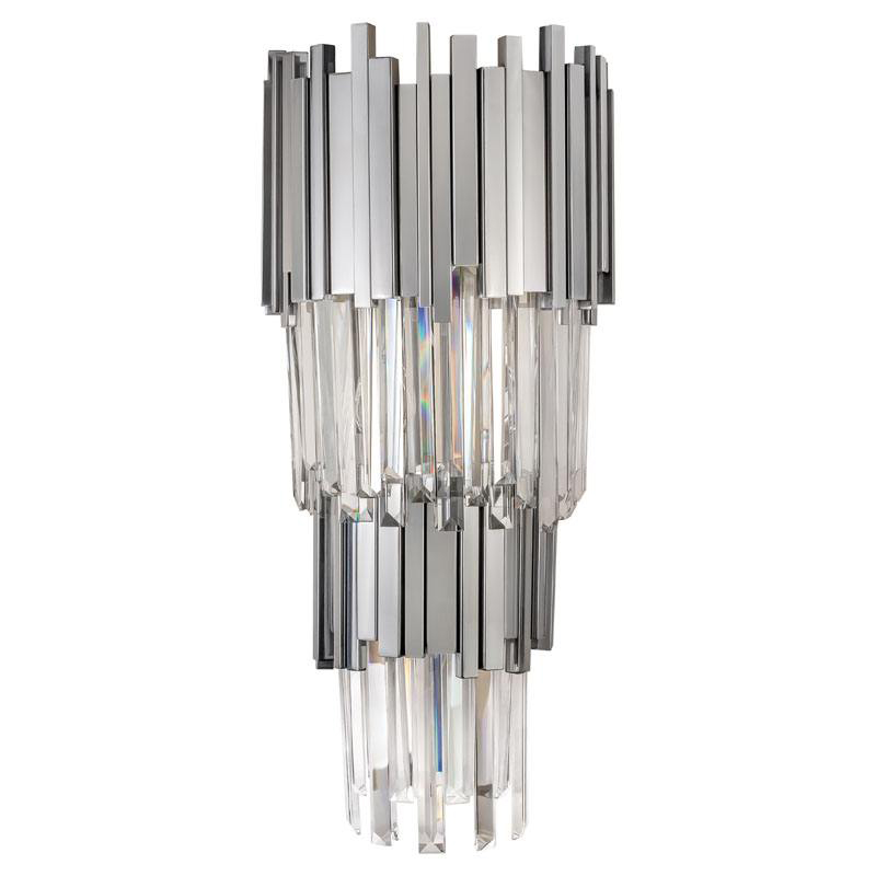 Бра Luxxu Modern Cascade Wall Lamp Silver 71 Прозрачное Стекло Серебряный Бра Luxxu Modern Cascade Wall Lamp Silver 71 Прозрачное Стекло Серебряный в Липецке | Loft Concept