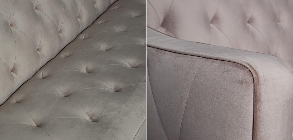 Диван Abbyson Emily Tufted Sofa Gray Диван Abbyson Emily Tufted Sofa Gray - Loft-Concept в Липецке