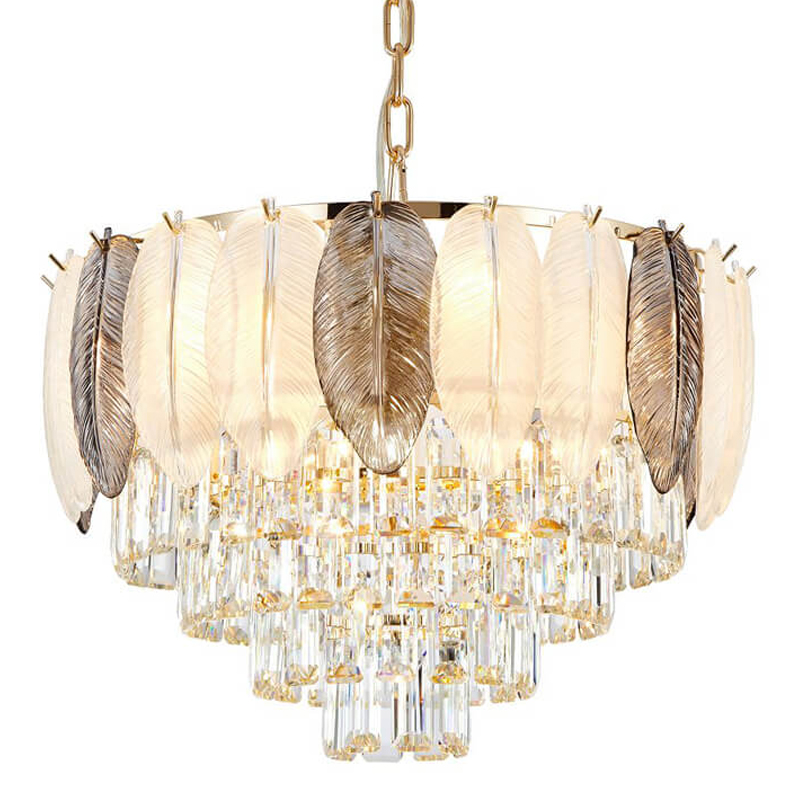 Люстра Crystal in Petals Chandelier 51 Глянцевое золото Люстра Crystal in Petals Chandelier 51 Глянцевое золото в Липецке | Loft Concept