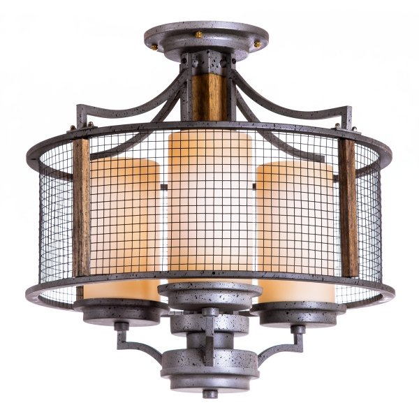 Потолочный светильник Mirage Cage Pendant 3 Серый в Липецке | Loft Concept 