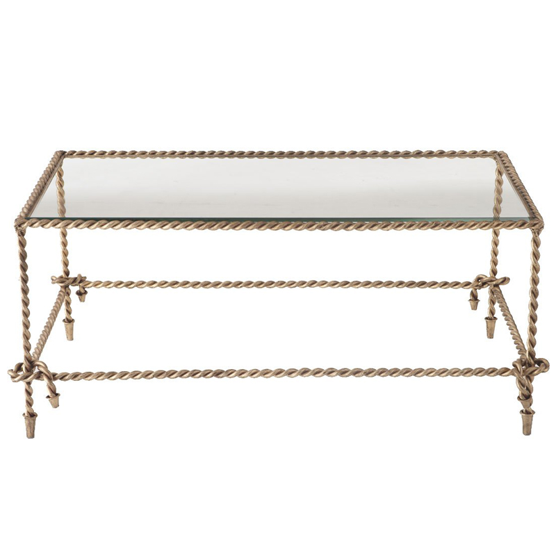 Кофейный стол Golden pigtail Золотой Кофейный стол Golden pigtail Золотой в Липецке | Loft Concept