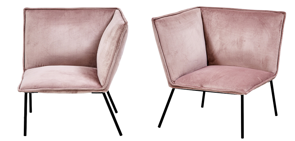 Кресло Corner Armchair pink Кресло Corner Armchair pink - Loft-Concept в Липецке