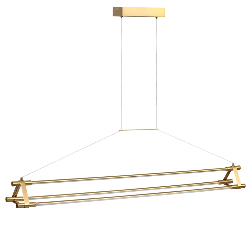 Люстра Trumpet tube Ширина 117.5см Бронза Белый Люстра Trumpet tube Ширина 117.5см Бронза Белый в Липецке | Loft Concept