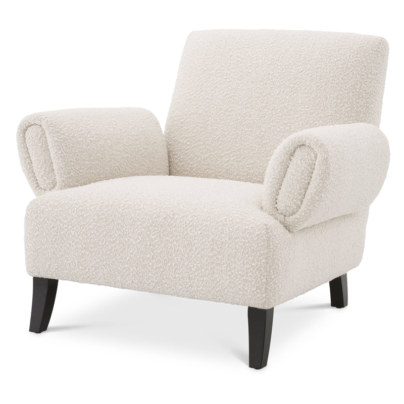 Кресло Eichholtz Chair Fausto Кремовый Черный Кресло Eichholtz Chair Fausto Кремовый Черный в Липецке | Loft Concept