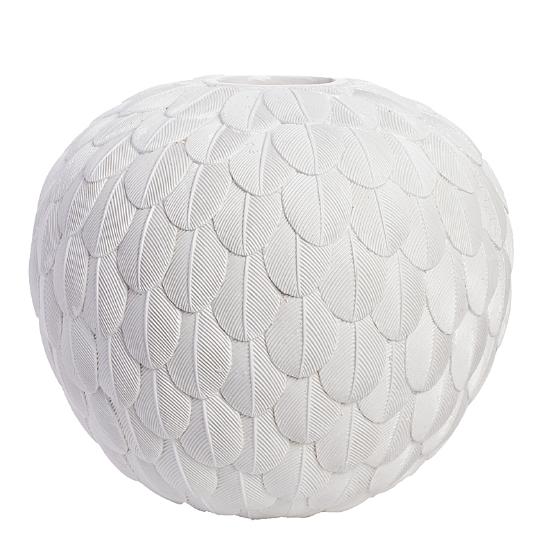 Ваза Feather Ball Белый Ваза Feather Ball Белый в Липецке | Loft Concept
