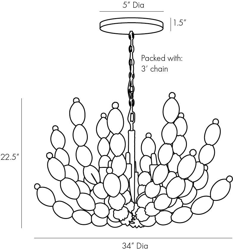 Люстра Arteriors INDI CHANDELIER Люстра Arteriors INDI CHANDELIER в Липецке