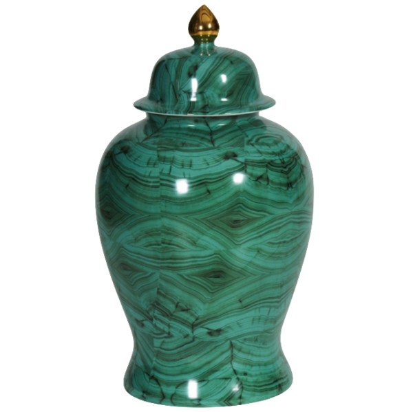 Ваза с крышкой Malachite Vase Малахит Ваза с крышкой Malachite Vase Малахит в Липецке | Loft Concept