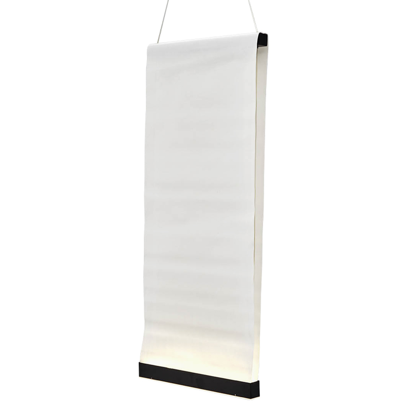 Дизайнерский подвесной светильник из текстиля CANVAS HANGING LAMP 90 Белый Черный Дизайнерский подвесной светильник из текстиля CANVAS HANGING LAMP 90 Белый Черный в Липецке | Loft Concept