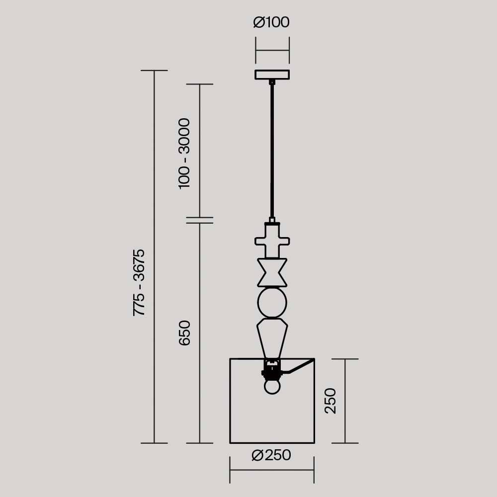 Подвесной светильник Comforty Е27 в Липецке