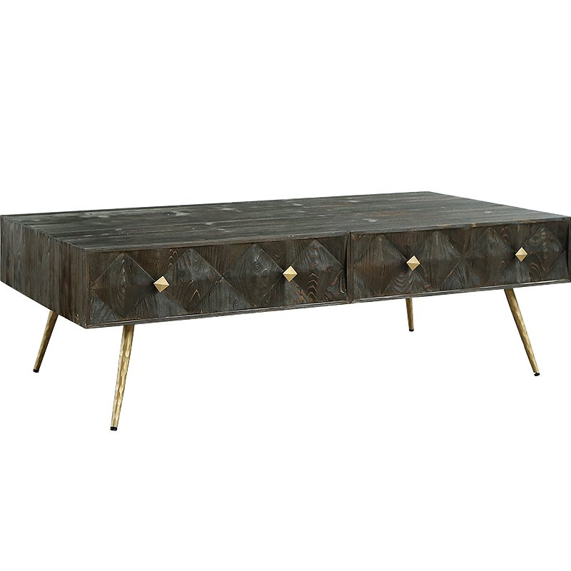 Кофейный стол Reflect Coffee Table Латунь Черный Кофейный стол Reflect Coffee Table Латунь Черный в Липецке | Loft Concept