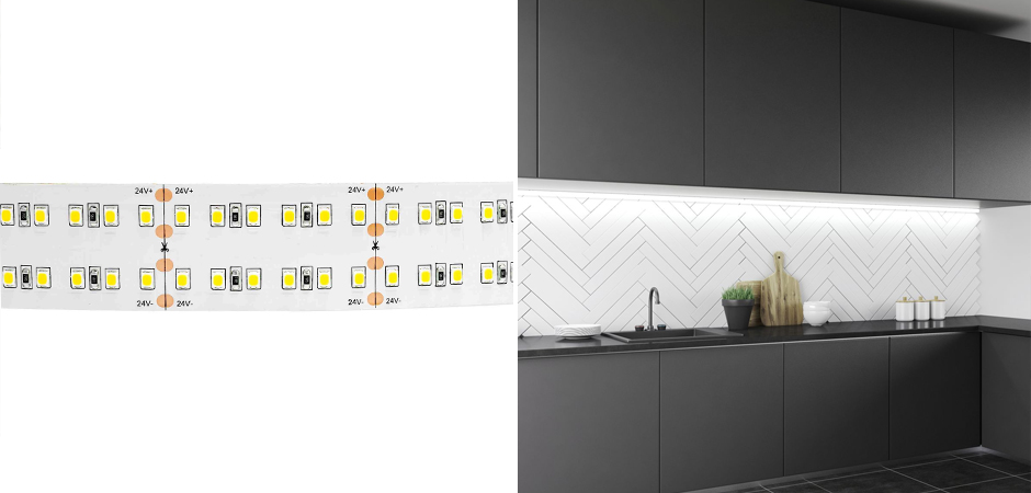 Светодиодная лента 42W/m 240 диодов/3м 2835SMD дневной белый 5M Светодиодная лента 42W/m 240 диодов/3м 2835SMD дневной белый 5M - Loft-Concept в Липецке