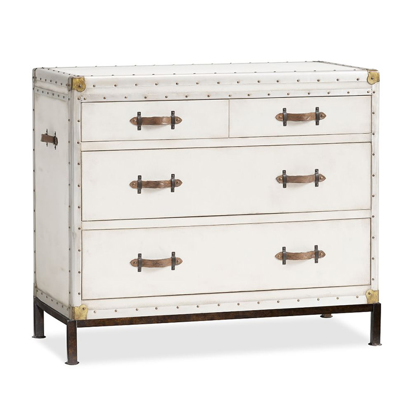 Комод в винтажном стиле Vintage Chests Белый Белый Коричневый Комод в винтажном стиле Vintage Chests Белый Белый Коричневый в Липецке | Loft Concept