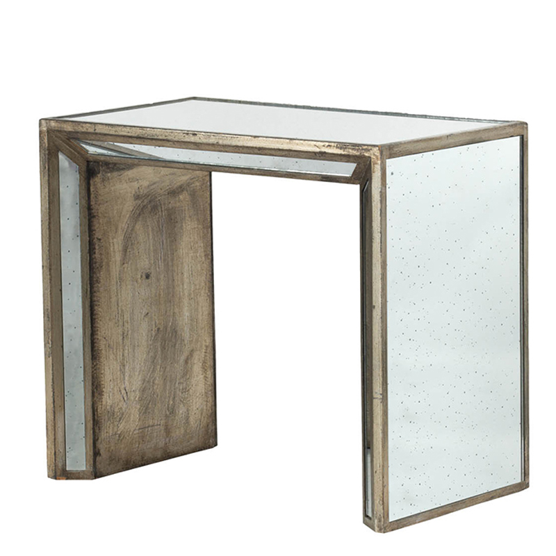 Приставной столик Mirrored Wide Side Зеркало Приставной столик Mirrored Wide Side Зеркало в Липецке | Loft Concept
