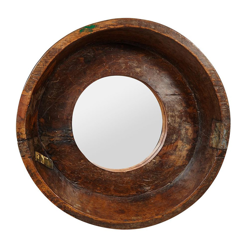 Зеркало Antique Indian Mango Wood Mirror Коричневый Зеркало Antique Indian Mango Wood Mirror Коричневый в Липецке | Loft Concept