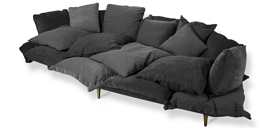 Диван Seletti Sofa Comfy charcoal grey Диван Seletti Sofa Comfy charcoal grey - Loft-Concept в Липецке